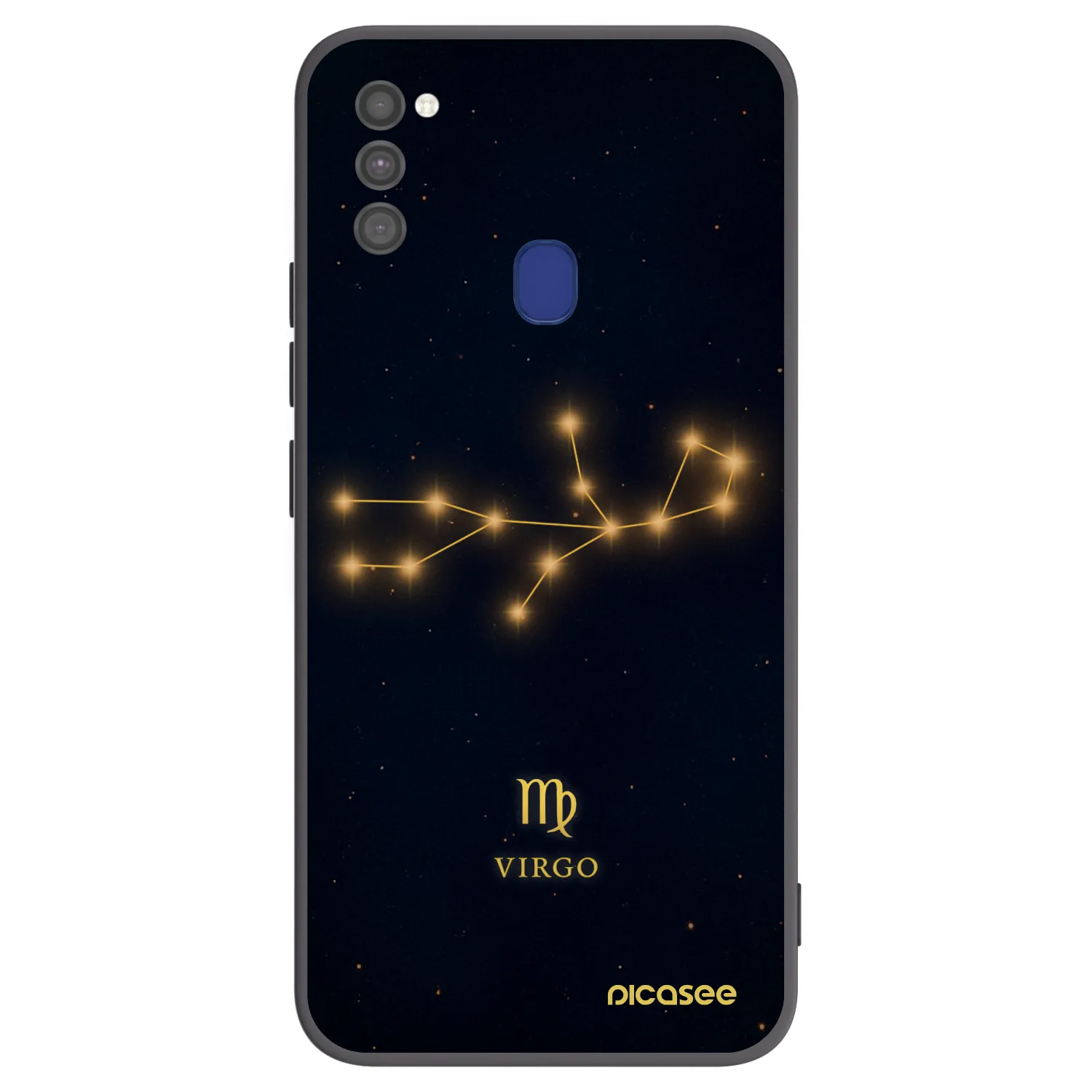 Picasee husă neagră din silicon pentru Samsung Galaxy M21 M215F - VIRGO