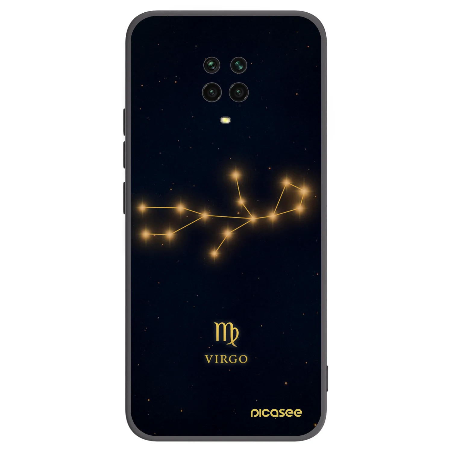 Picasee husă neagră din silicon pentru Xiaomi Redmi Note 9S - VIRGO