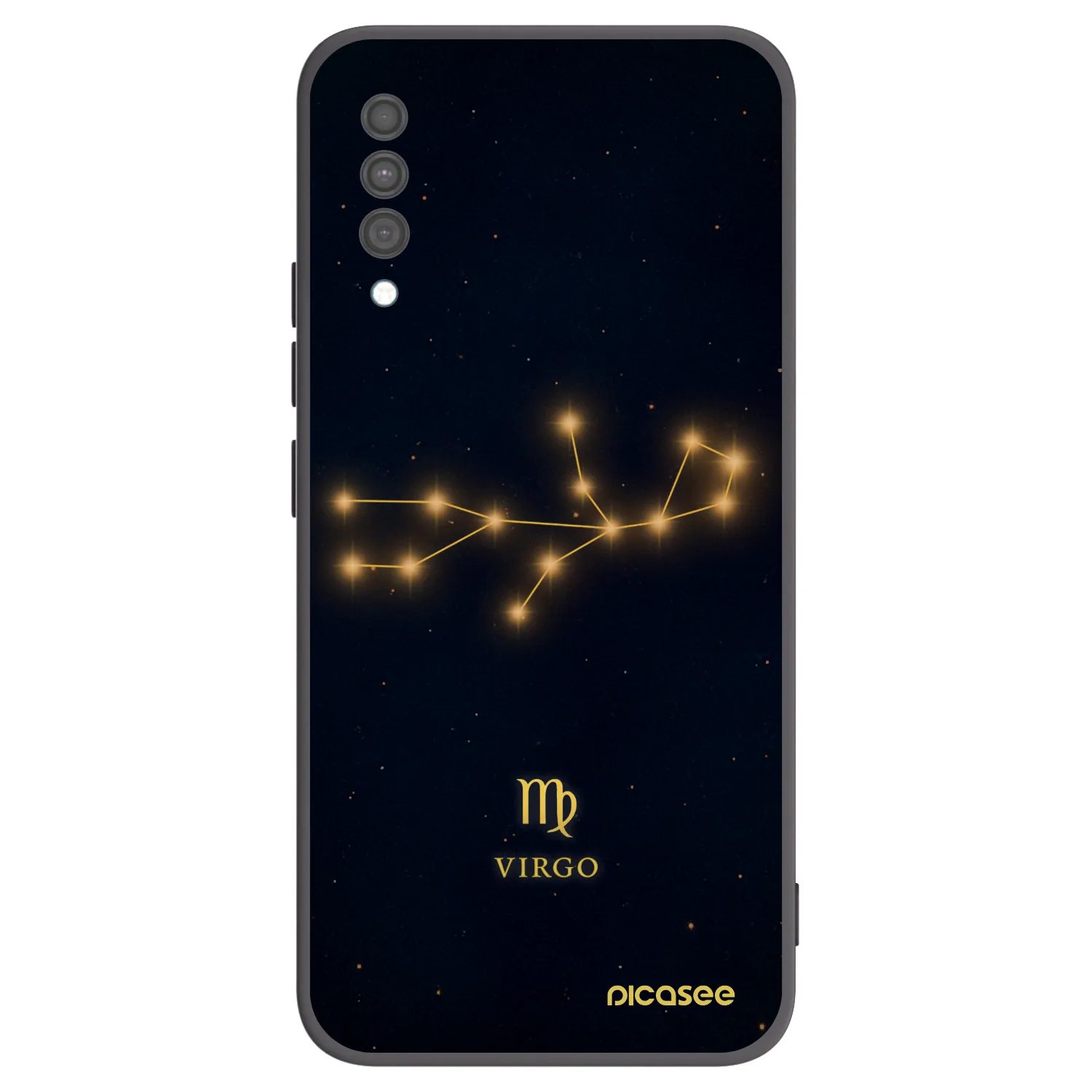 Picasee husă neagră din silicon pentru Samsung Galaxy A30s A307F - VIRGO