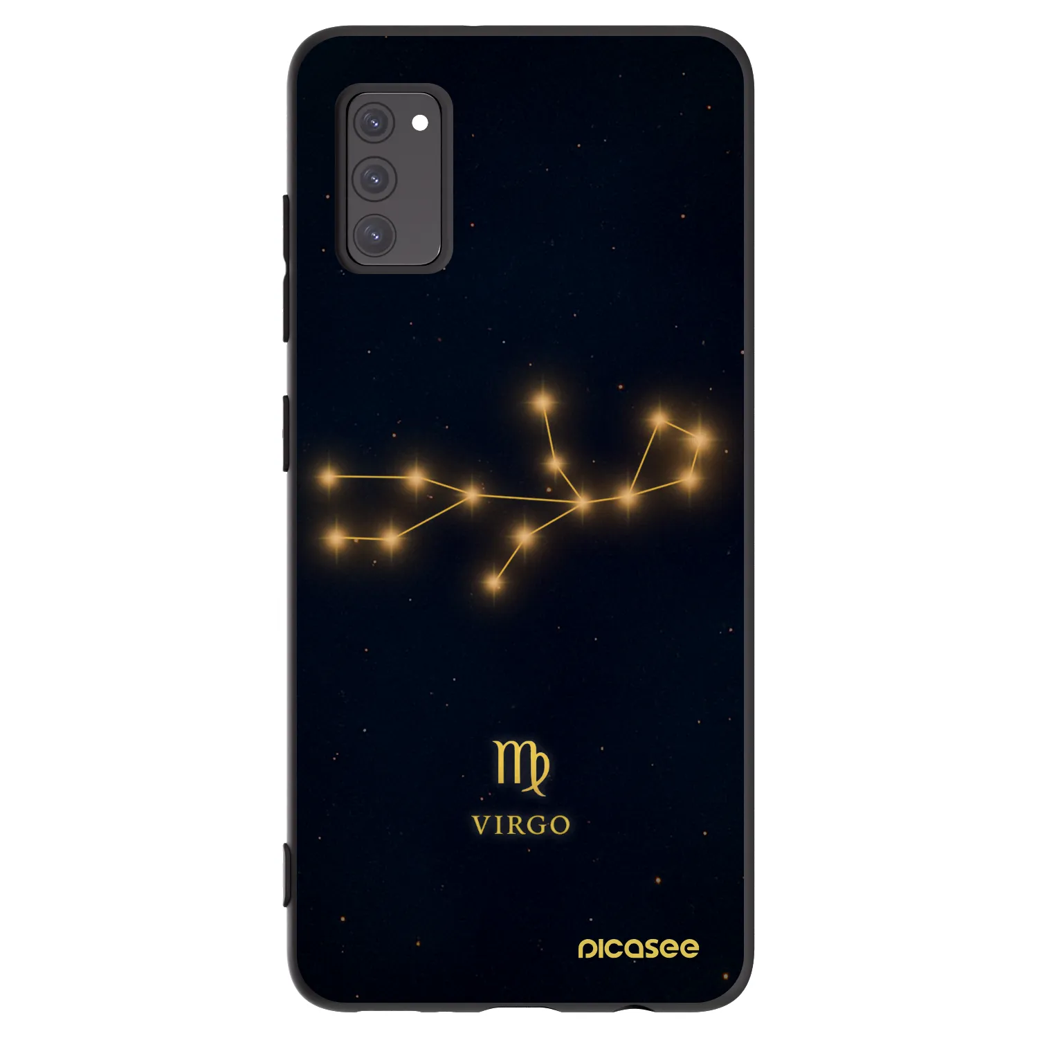 Picasee husă neagră din silicon pentru Samsung Galaxy A41 A415F - VIRGO