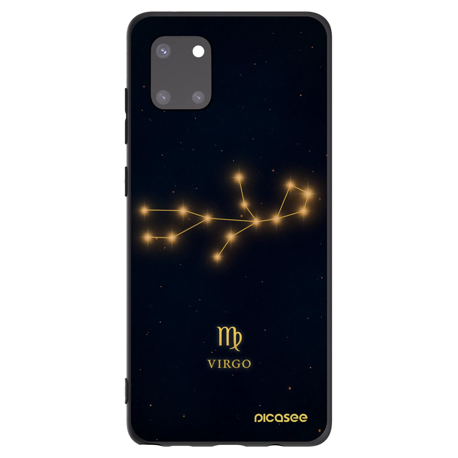Picasee husă neagră din silicon pentru Samsung Galaxy Note 10 Lite N770F - VIRGO