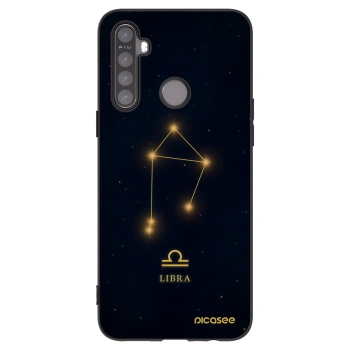 Picasee husă neagră din silicon pentru Realme 5 - LIBRA