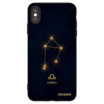 Picasee husă neagră din silicon pentru Apple iPhone XS Max - LIBRA