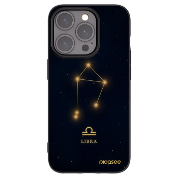 Picasee husă neagră din silicon pentru Apple iPhone 15 Pro - LIBRA