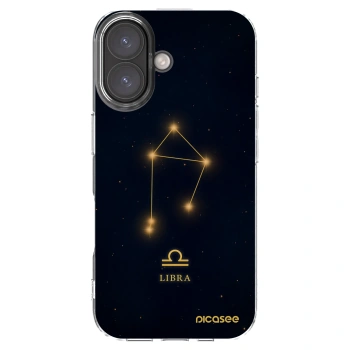 Picasee husă transparentă din silicon pentru Apple iPhone 16 - LIBRA
