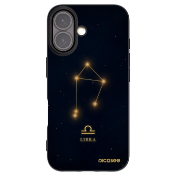 Picasee husă neagră din silicon pentru Apple iPhone 16 - LIBRA