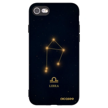 Picasee husă neagră din silicon pentru Apple iPhone 8 - LIBRA
