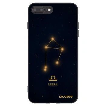 Picasee husă neagră din silicon pentru Apple iPhone 7 Plus - LIBRA