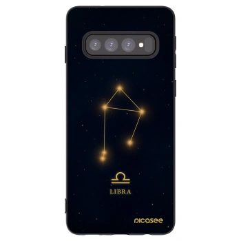 Picasee husă neagră din silicon pentru Samsung Galaxy S10 G973 - LIBRA