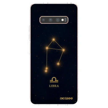 Picasee husă transparentă din silicon pentru Samsung Galaxy S10 Plus G975 - LIBRA