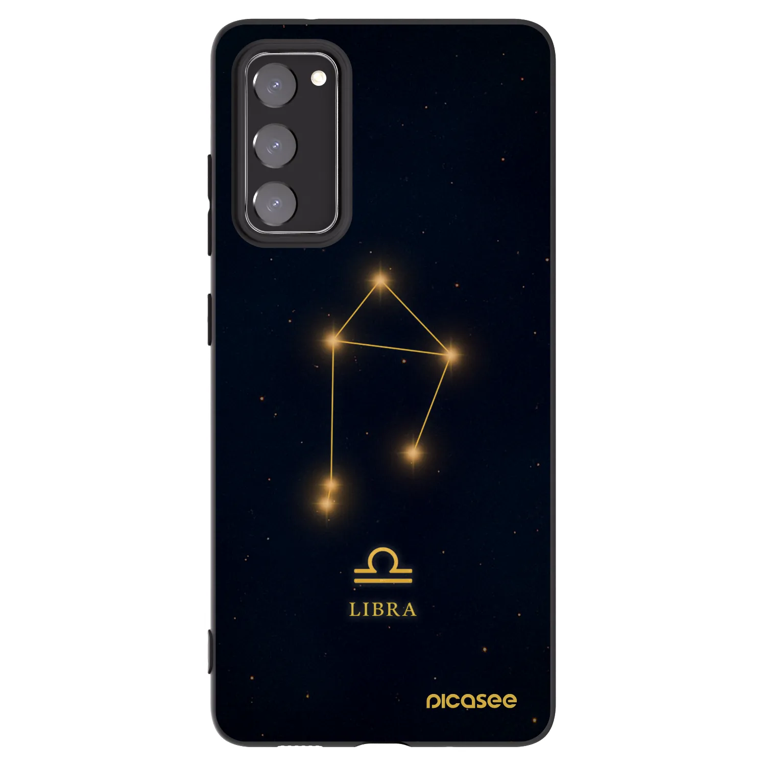 Picasee husă neagră din silicon pentru Samsung Galaxy S20 FE - LIBRA