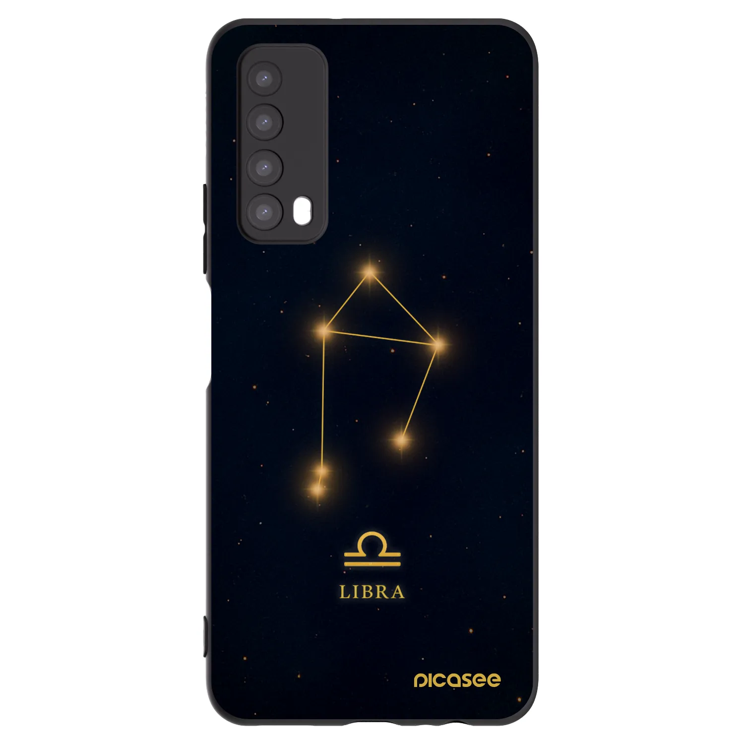 Picasee husă neagră din silicon pentru Huawei P Smart 2021 - LIBRA