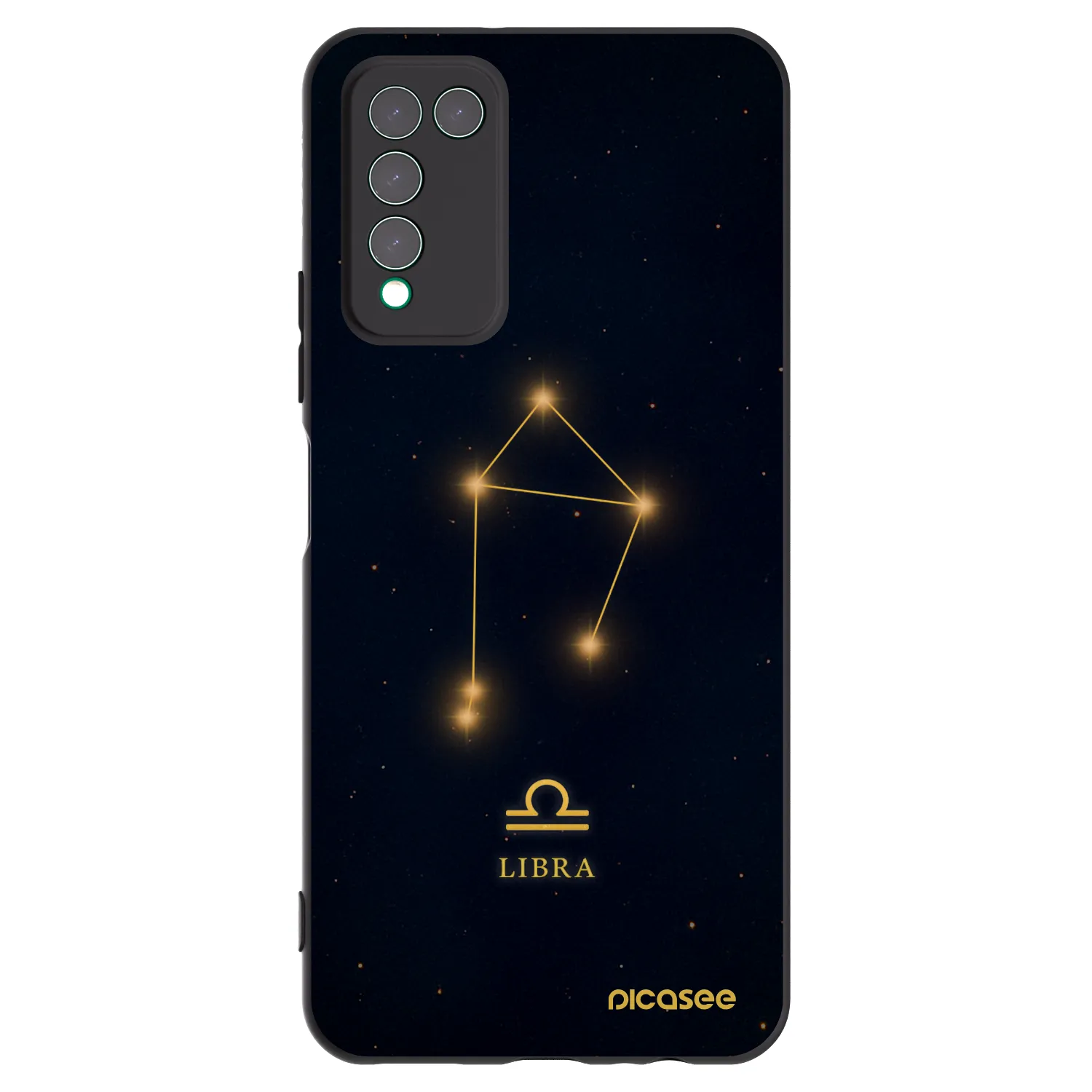 Picasee husă neagră din silicon pentru Honor 10X Lite - LIBRA