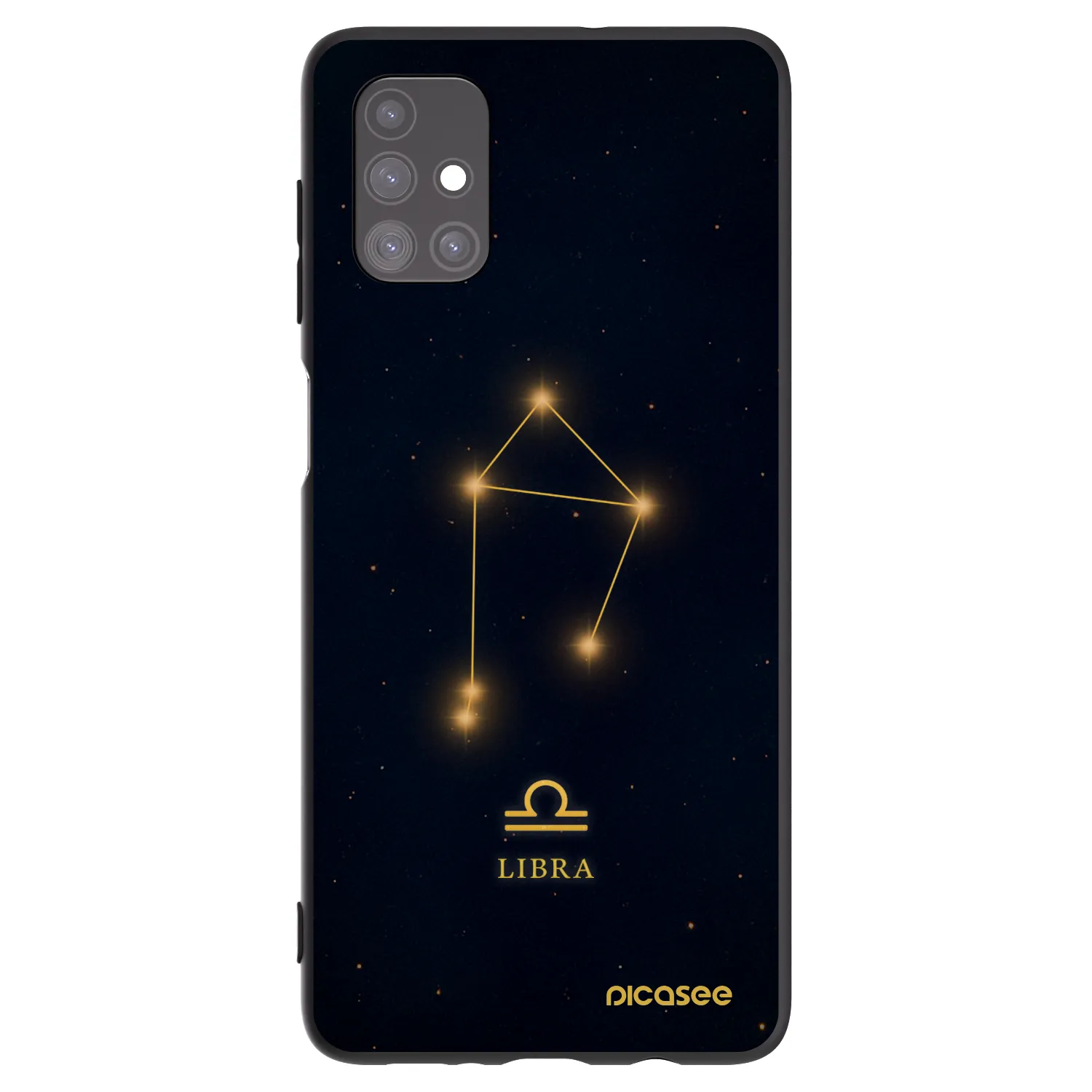 Picasee husă neagră din silicon pentru Samsung Galaxy M51 M515F - LIBRA