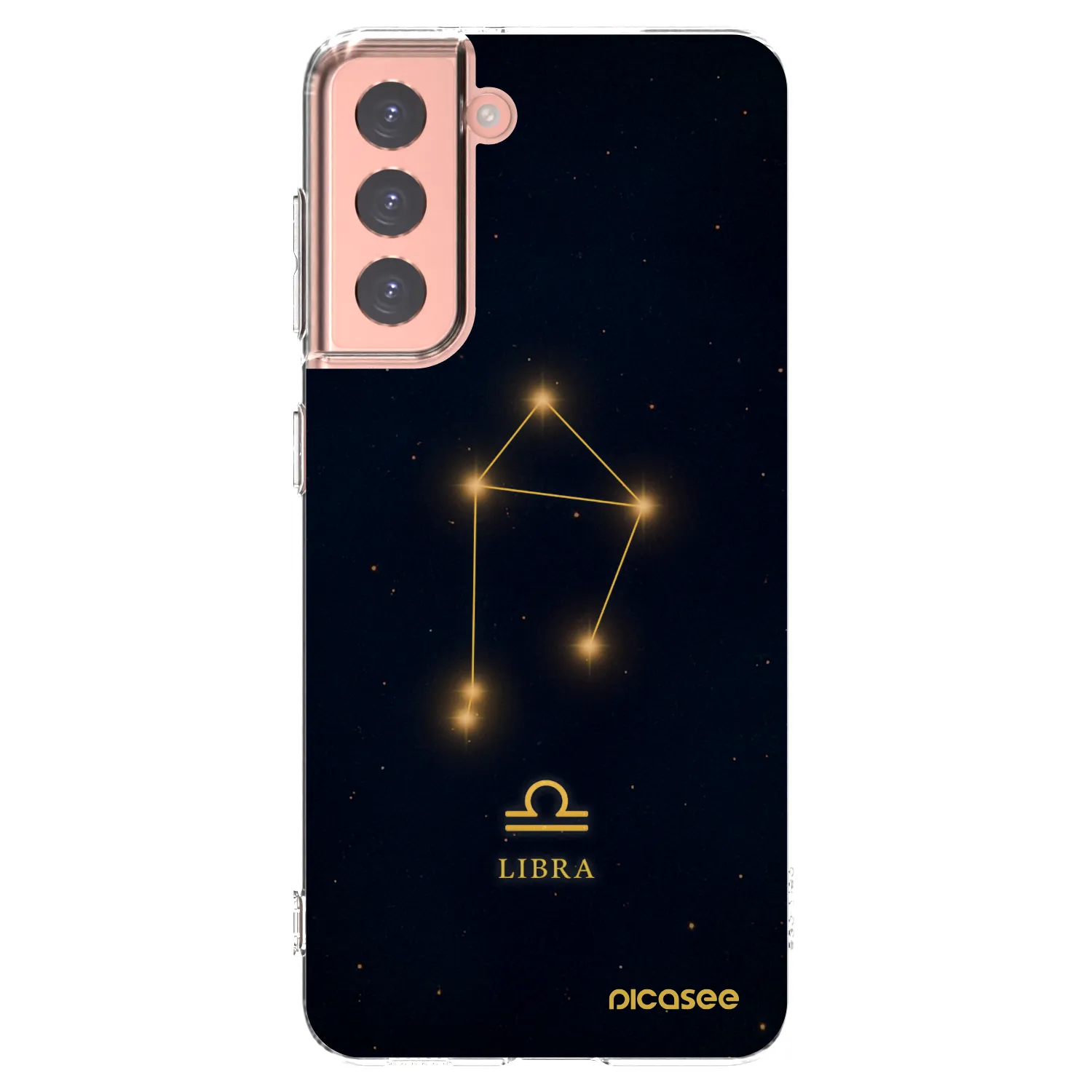 Picasee husă transparentă din silicon pentru Samsung Galaxy S21 5G G991B - LIBRA