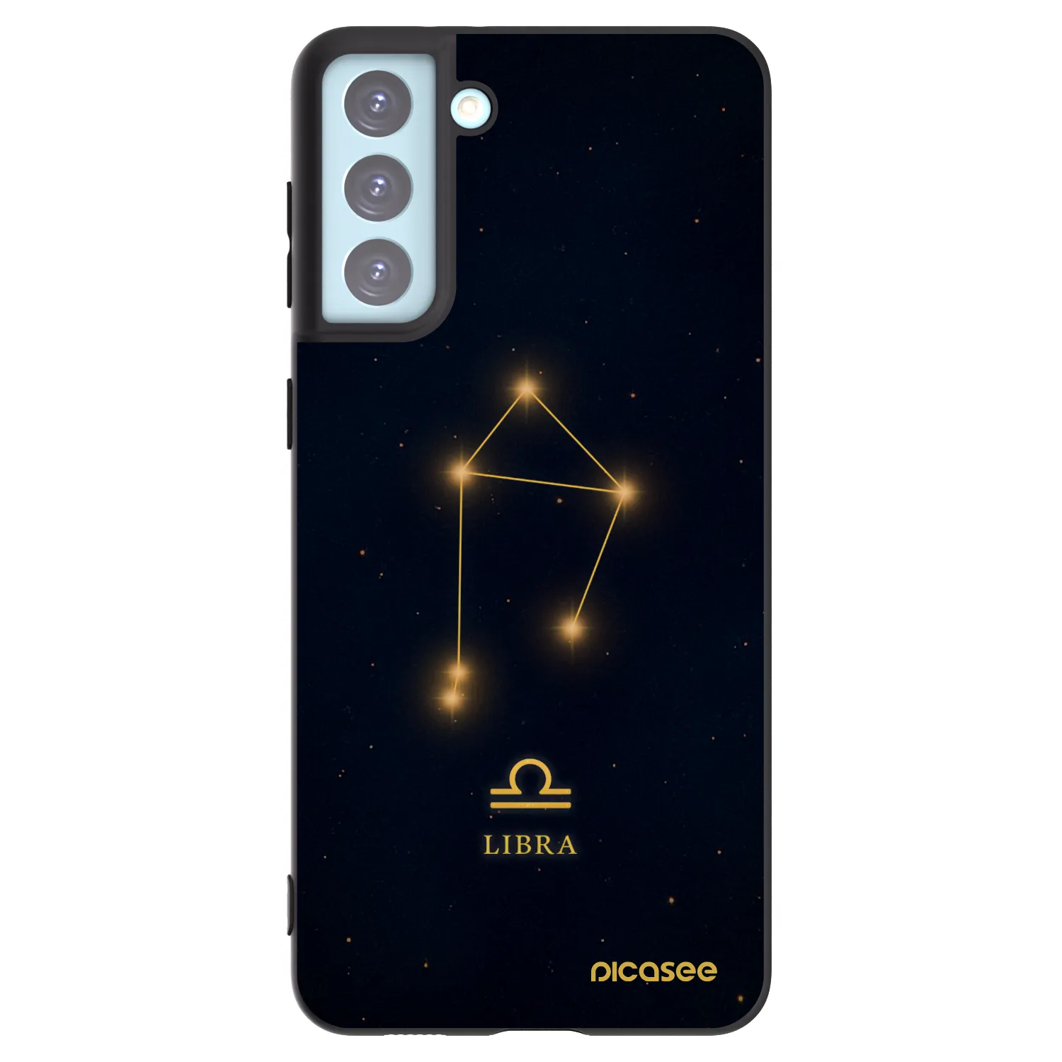 Picasee husă neagră din silicon pentru Samsung Galaxy S21+ 5G G996F - LIBRA