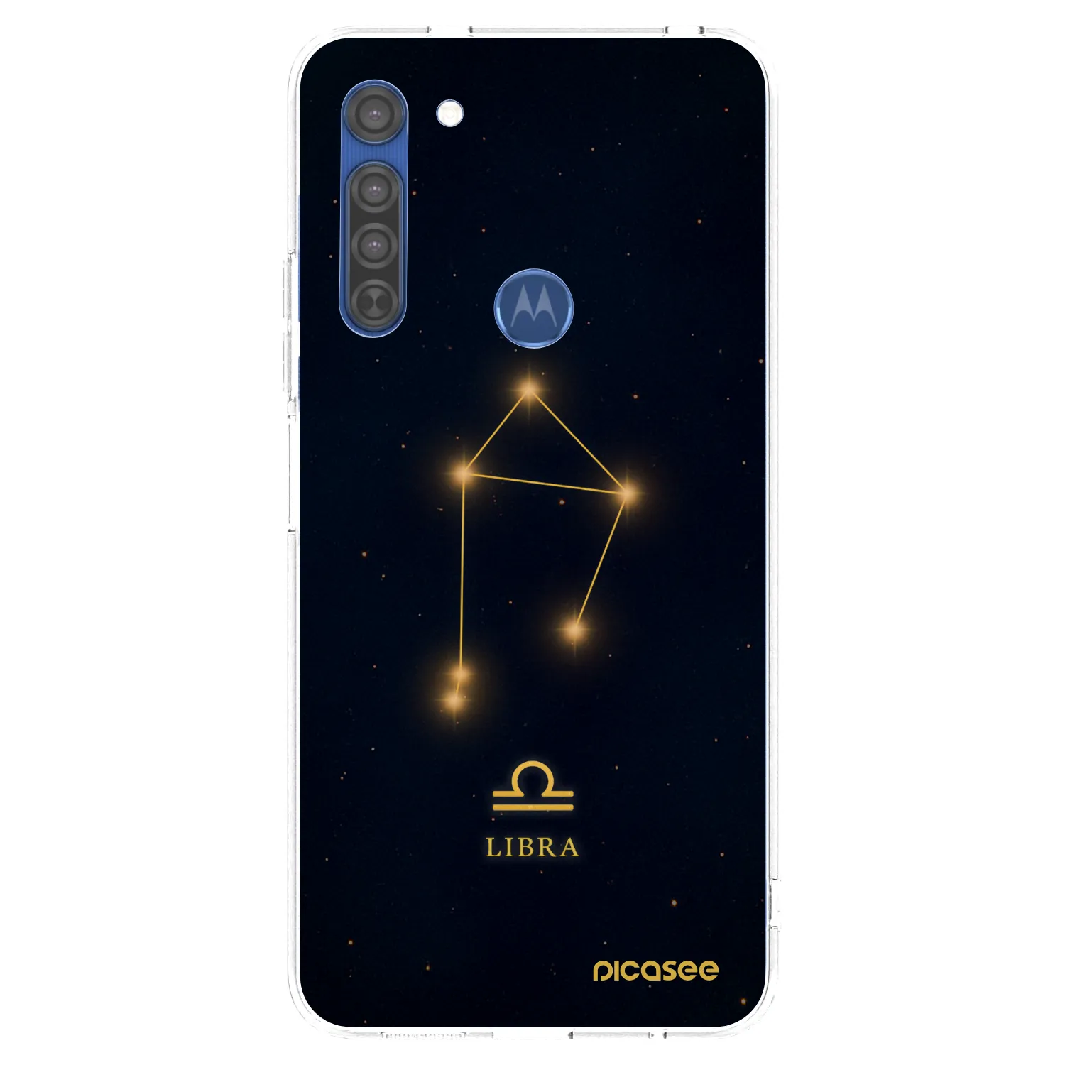 Picasee husă transparentă din silicon pentru Motorola Moto G8 - LIBRA
