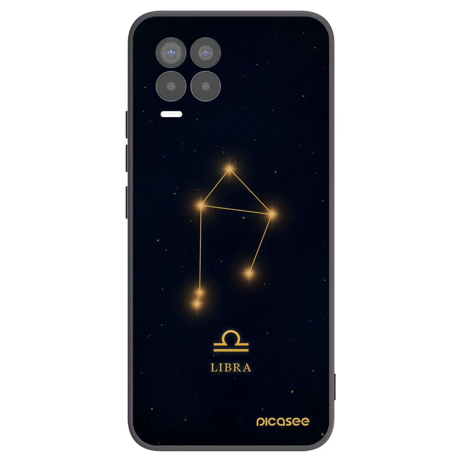 Picasee husă neagră din silicon pentru Realme 8 Pro - LIBRA
