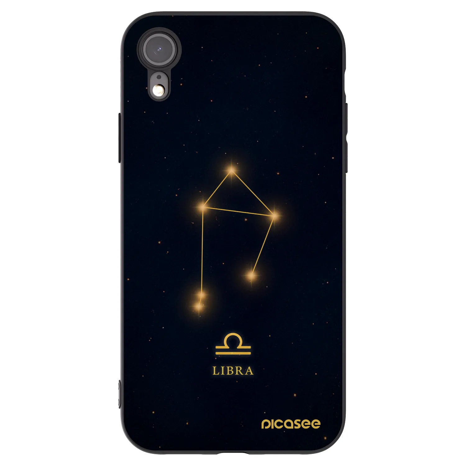 Picasee husă neagră din silicon pentru Apple iPhone 6 Plus/6S Plus - LIBRA