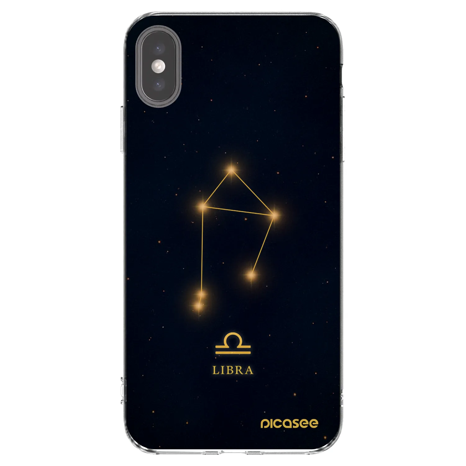 Picasee husă transparentă din silicon pentru Apple iPhone XS Max - LIBRA