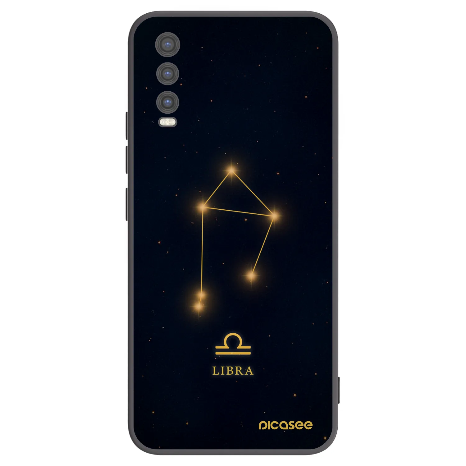 Picasee husă neagră din silicon pentru Vivo Y20s - LIBRA