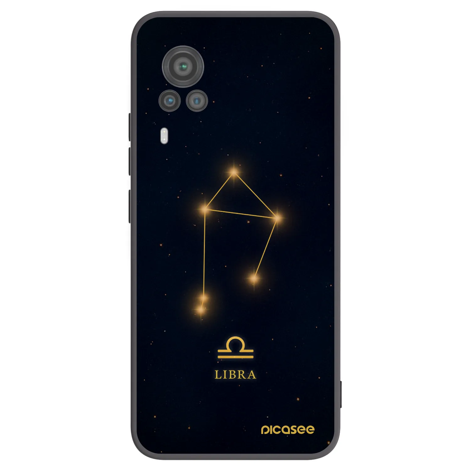 Picasee husă neagră din silicon pentru Vivo X60 Pro 5G - LIBRA