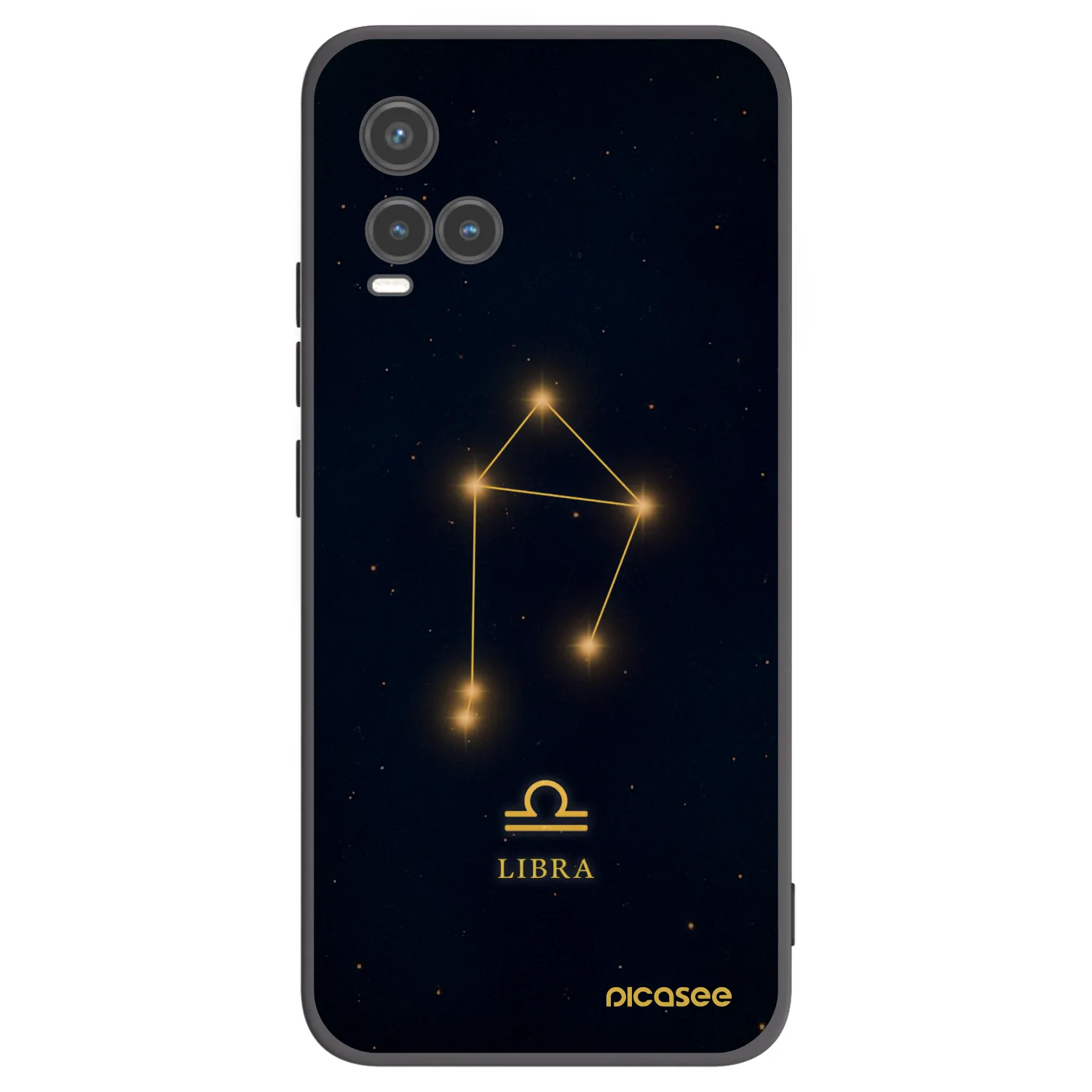 Picasee husă neagră din silicon pentru Vivo Y33s - LIBRA