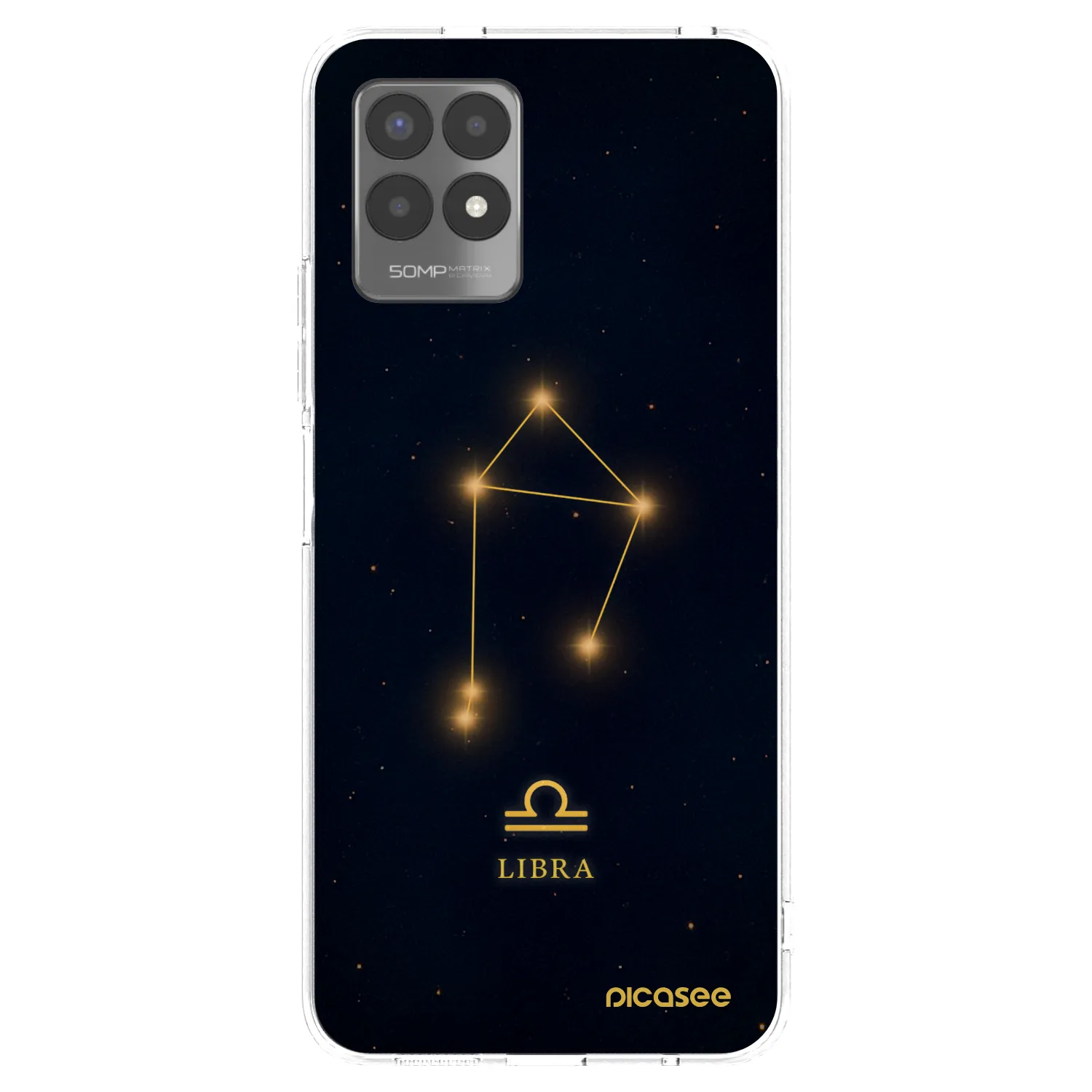 Picasee husă transparentă din silicon pentru Realme 8i - LIBRA