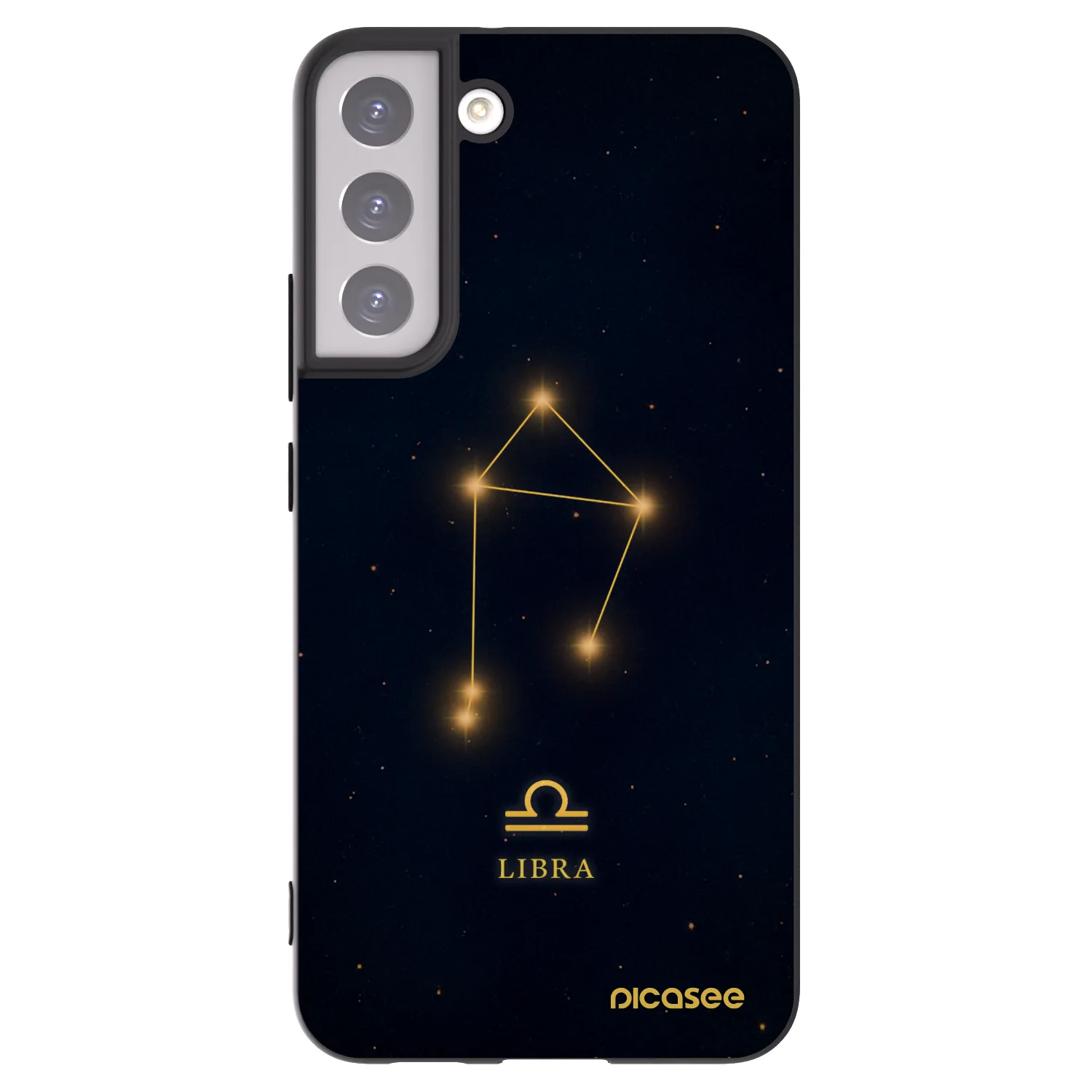 Picasee husă neagră din silicon pentru Samsung Galaxy S22+ 5G - LIBRA