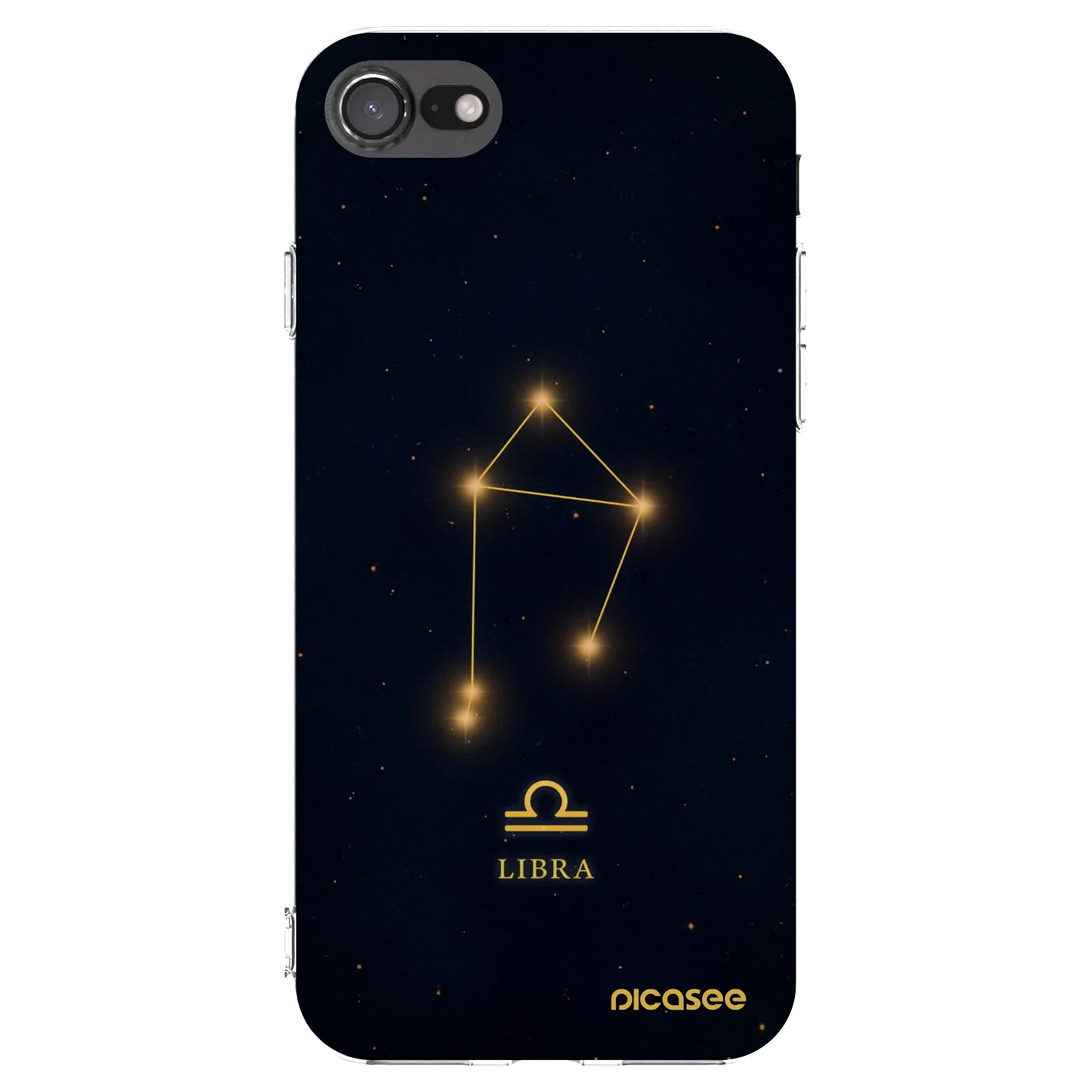 Picasee husă transparentă din silicon pentru Apple iPhone SE 2022 - LIBRA