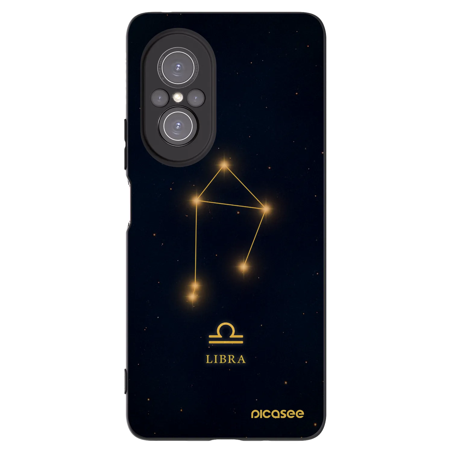 Picasee husă neagră din silicon pentru Huawei Nova 9 SE - LIBRA