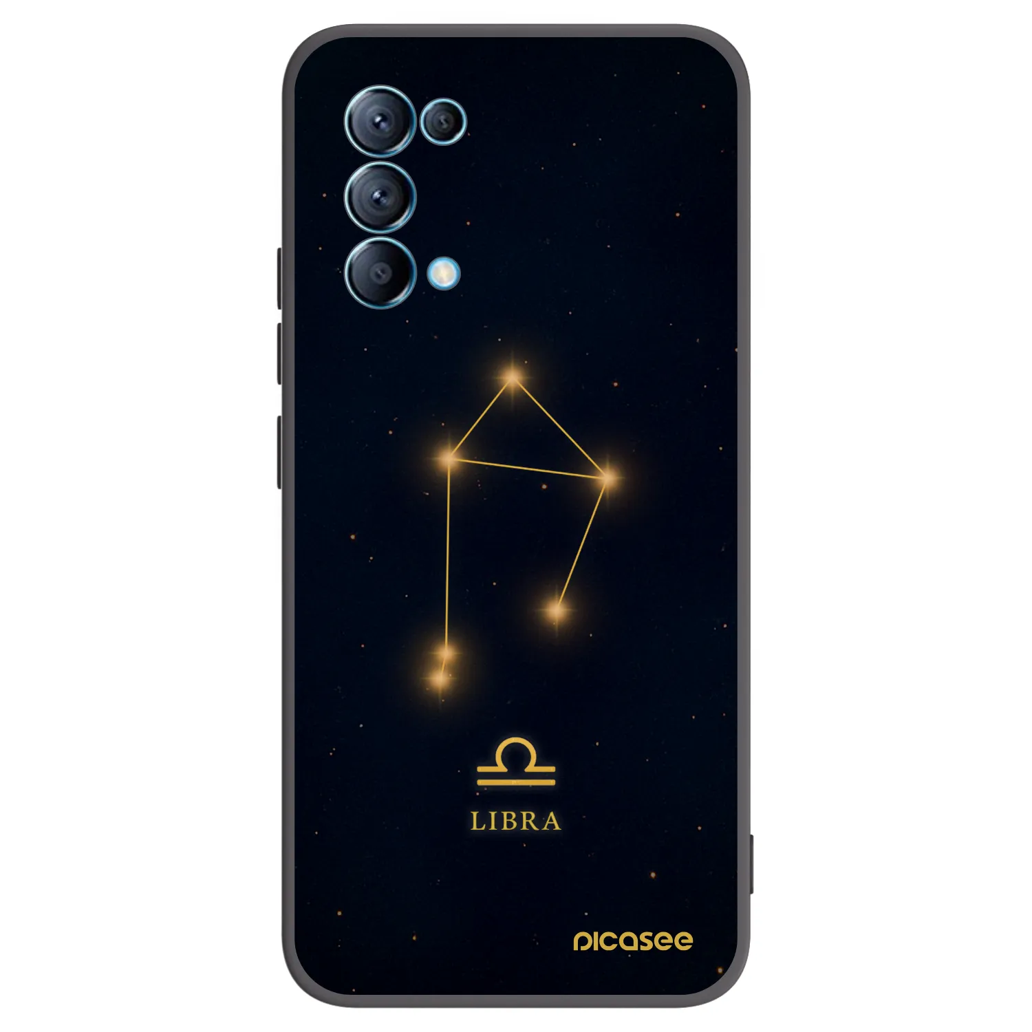 Picasee husă neagră din silicon pentru OPPO Reno 5 5G - LIBRA