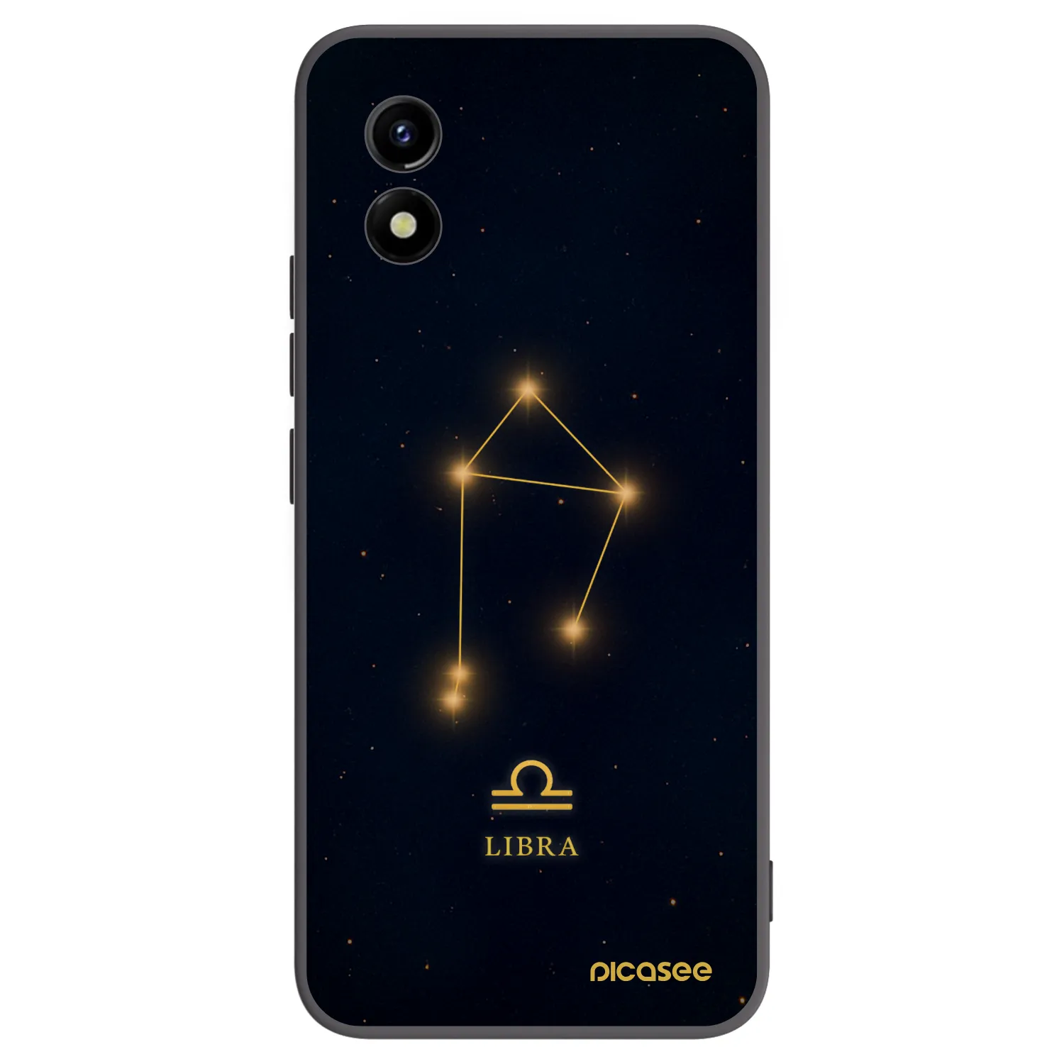 Picasee husă neagră din silicon pentru Vivo Y01 - LIBRA