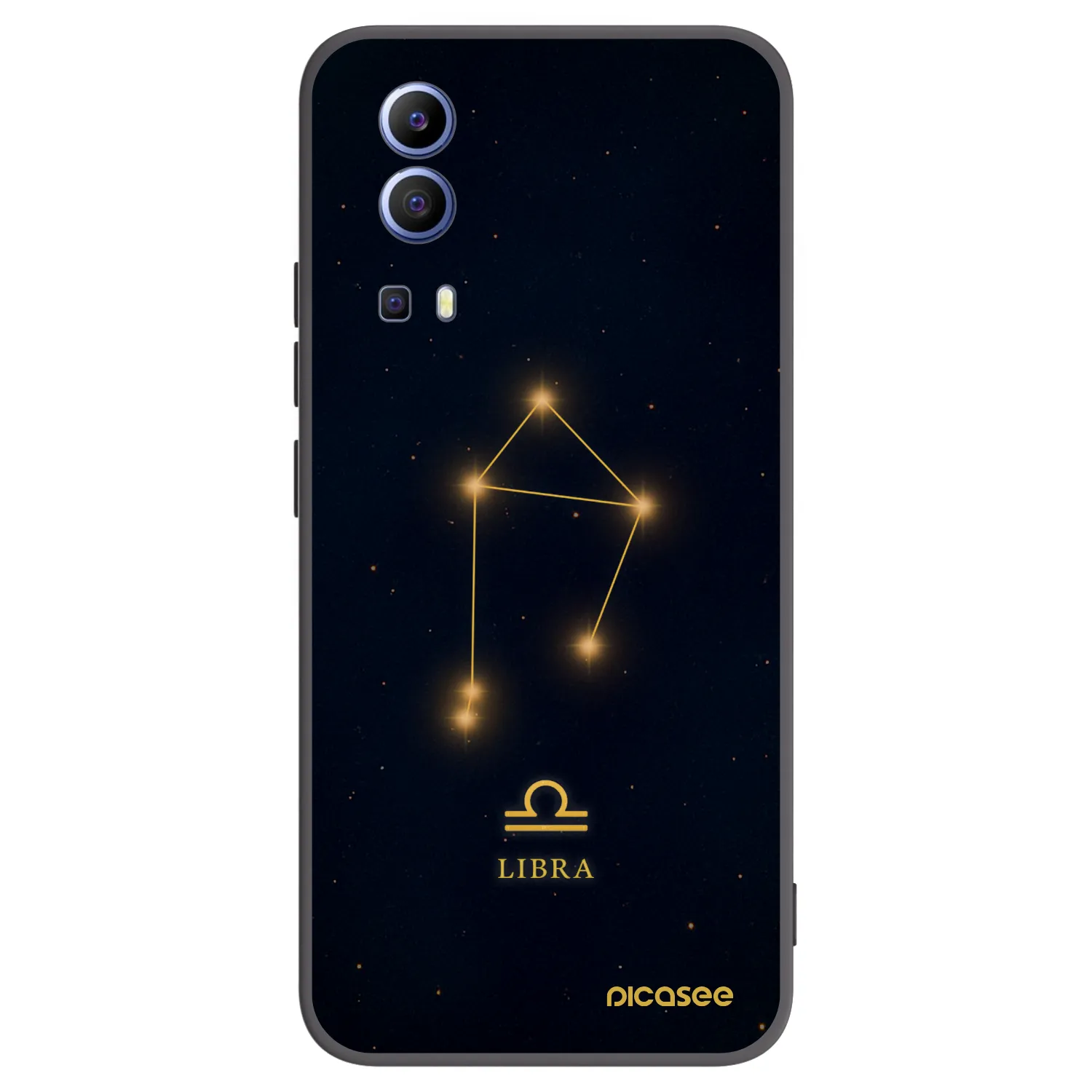 Picasee husă neagră din silicon pentru Vivo Y52 5G - LIBRA
