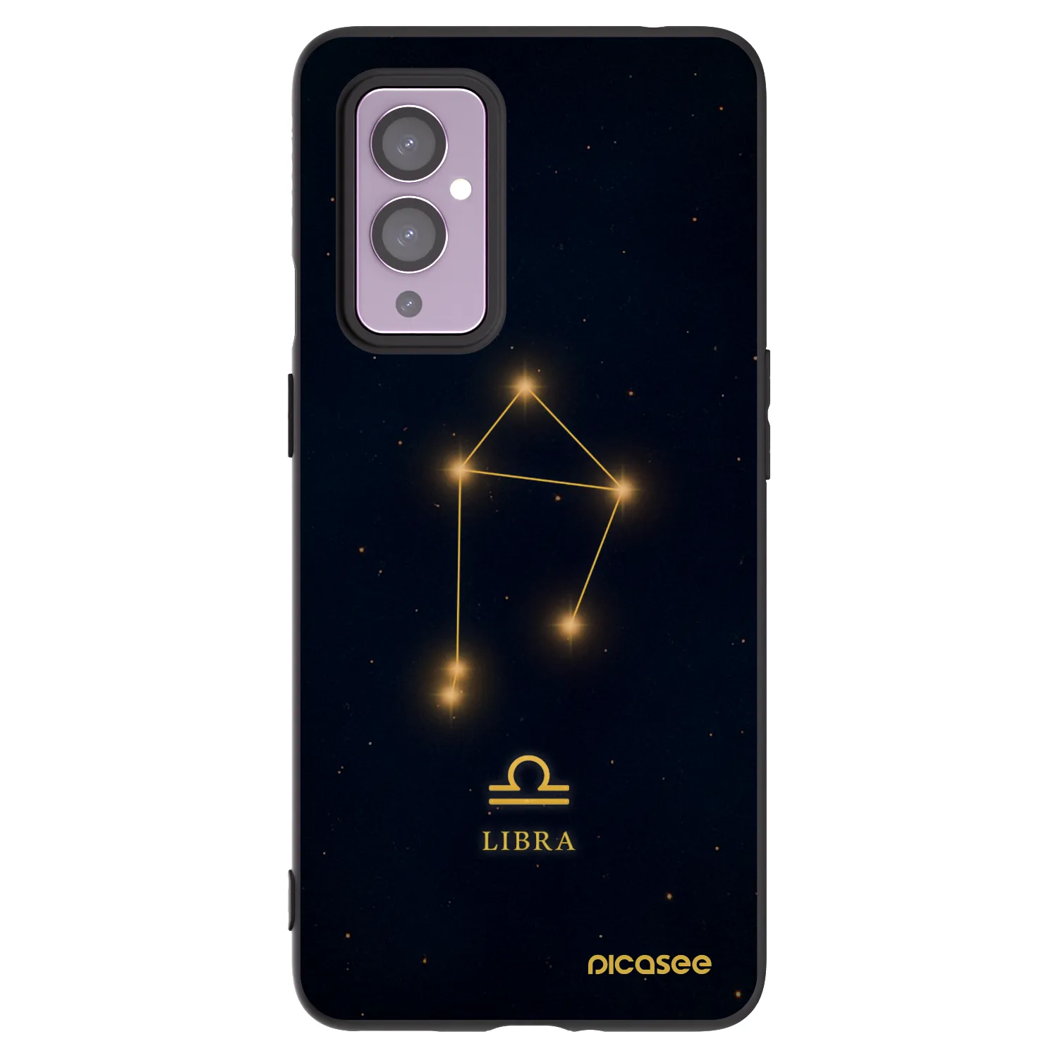 Picasee husă neagră din silicon pentru OnePlus 9 - LIBRA