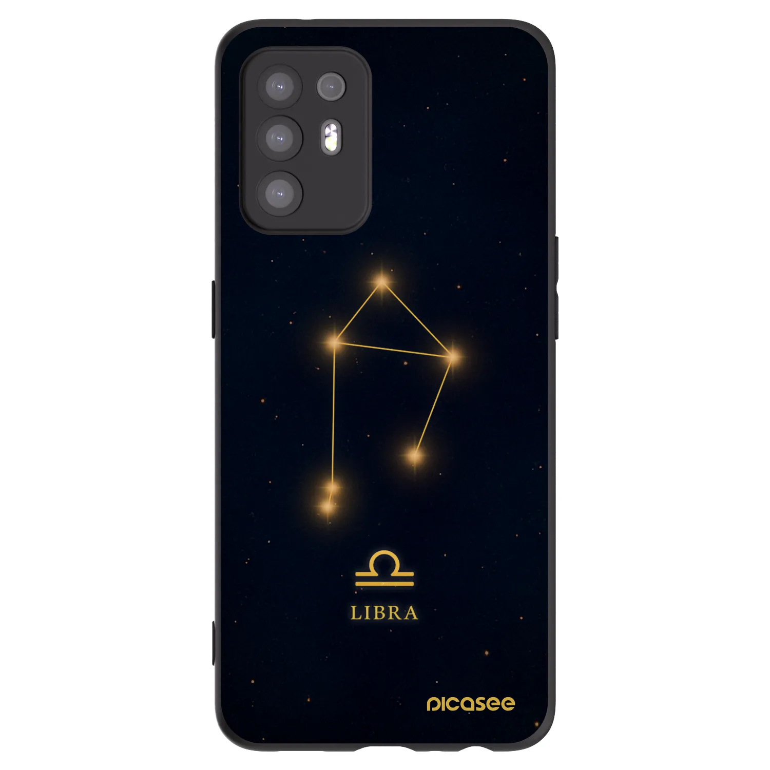 Picasee husă neagră din silicon pentru OPPO A94 5G - LIBRA
