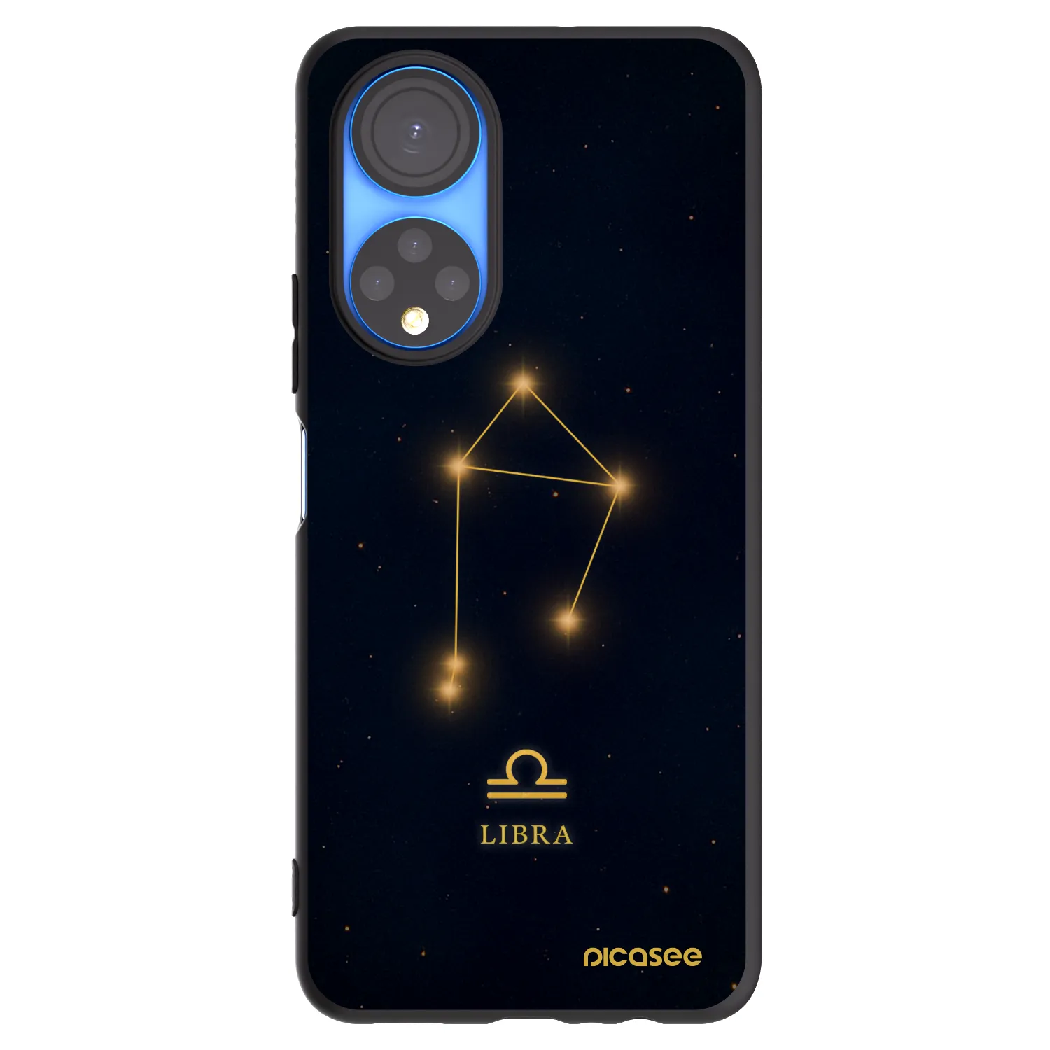 Picasee husă neagră din silicon pentru Honor X7 - LIBRA