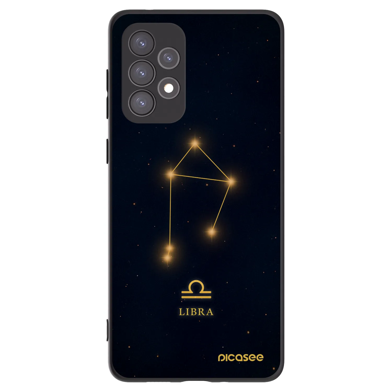 Picasee husă neagră din silicon pentru Samsung Galaxy A73 5G - LIBRA