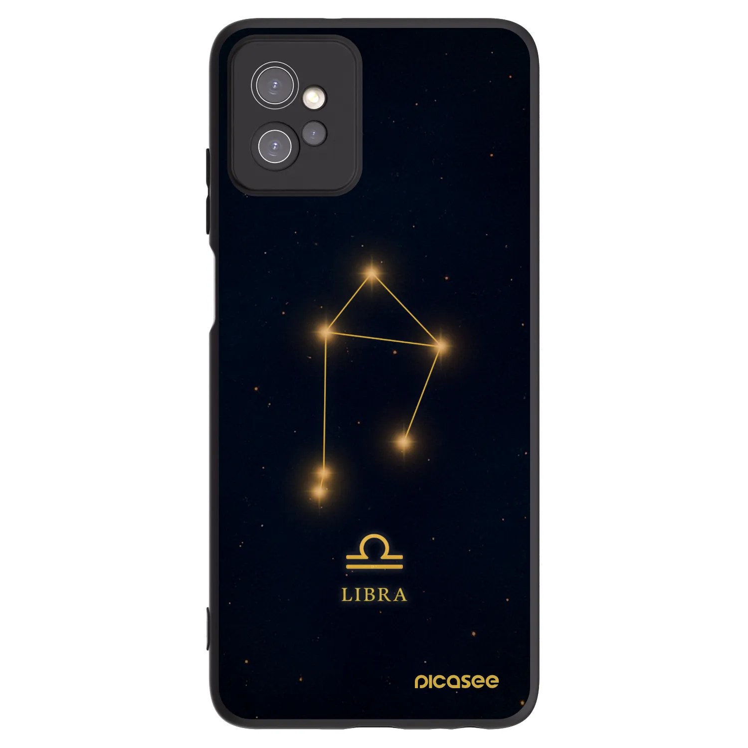 Picasee husă neagră din silicon pentru Motorola Moto G32 - LIBRA