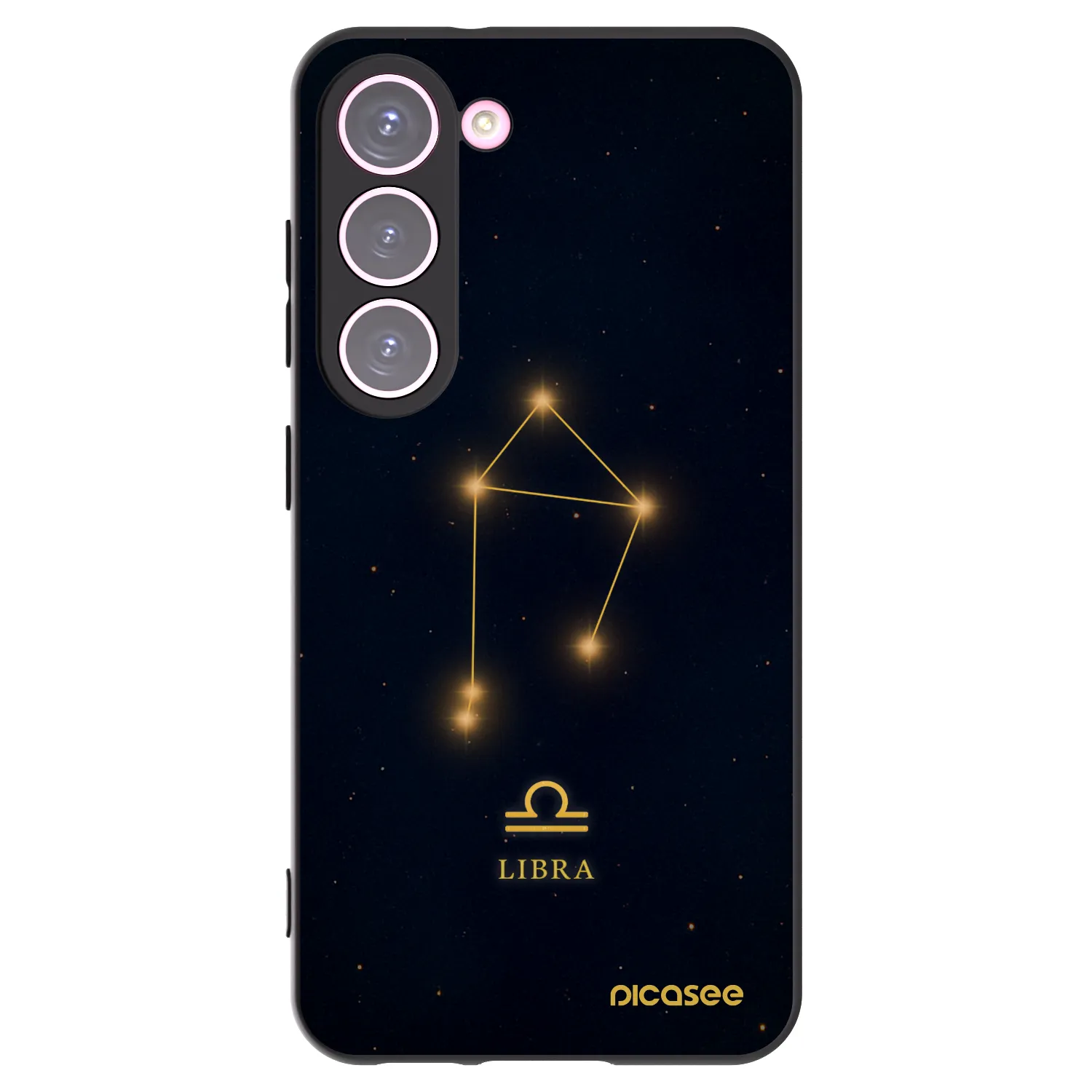 Picasee husă neagră din silicon pentru Samsung Galaxy S23 5G - LIBRA