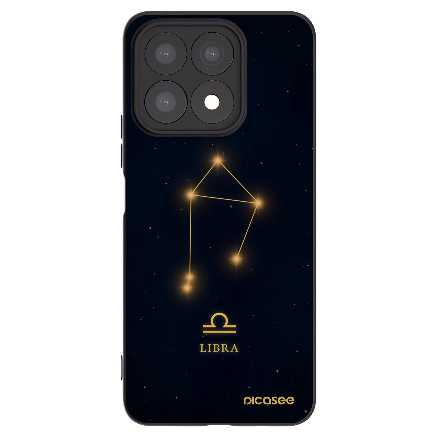 Picasee husă neagră din silicon pentru Honor X8a - LIBRA
