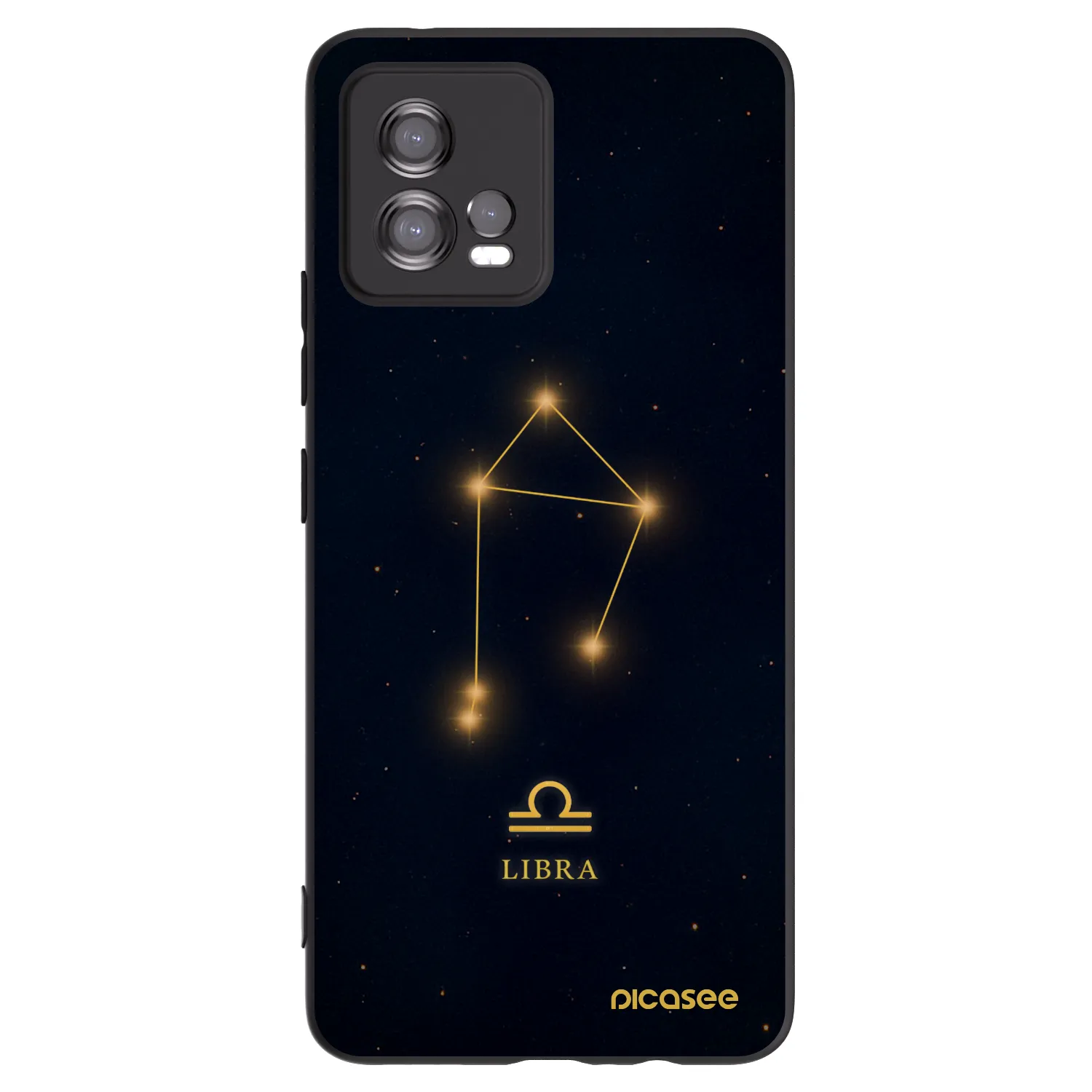 Picasee husă neagră din silicon pentru Motorola Moto G72 - LIBRA