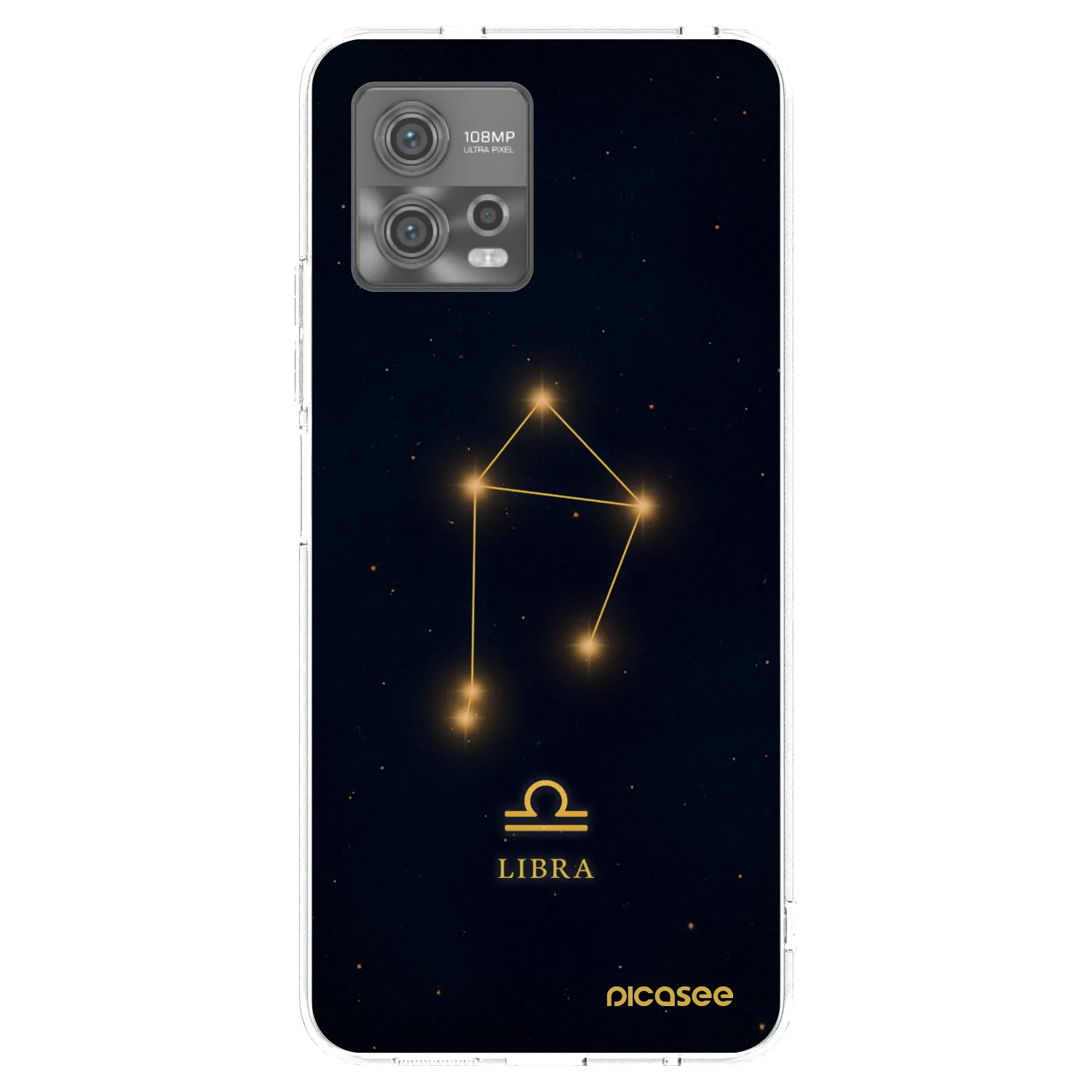 Picasee husă transparentă din silicon pentru Motorola Moto G72 - LIBRA