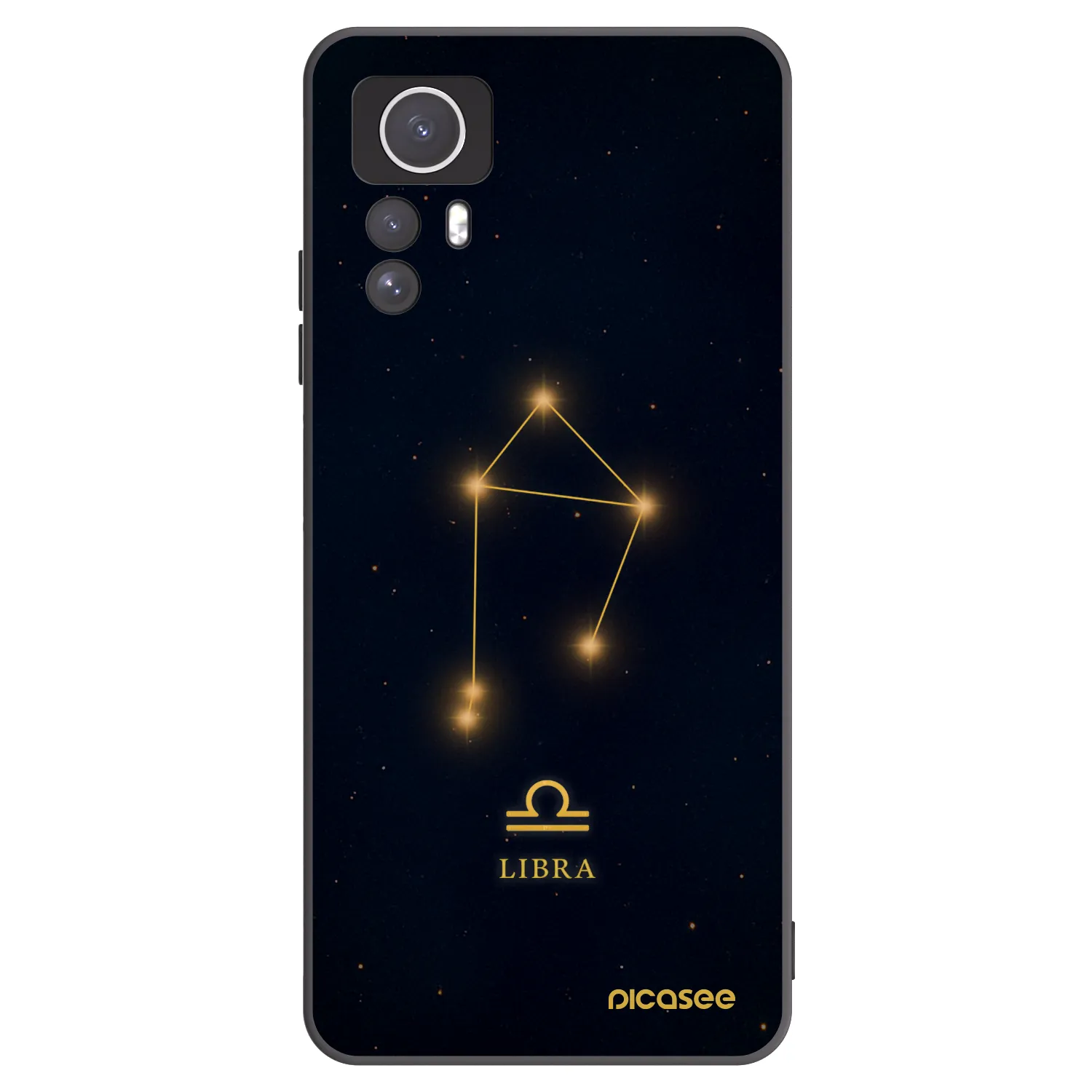 Picasee husă neagră din silicon pentru Xiaomi Redmi Note 12S - LIBRA