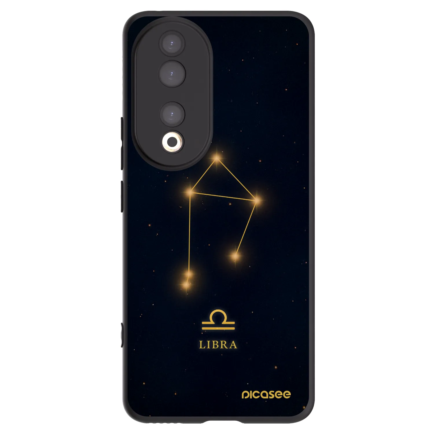Picasee husă neagră din silicon pentru Honor 90 5G - LIBRA