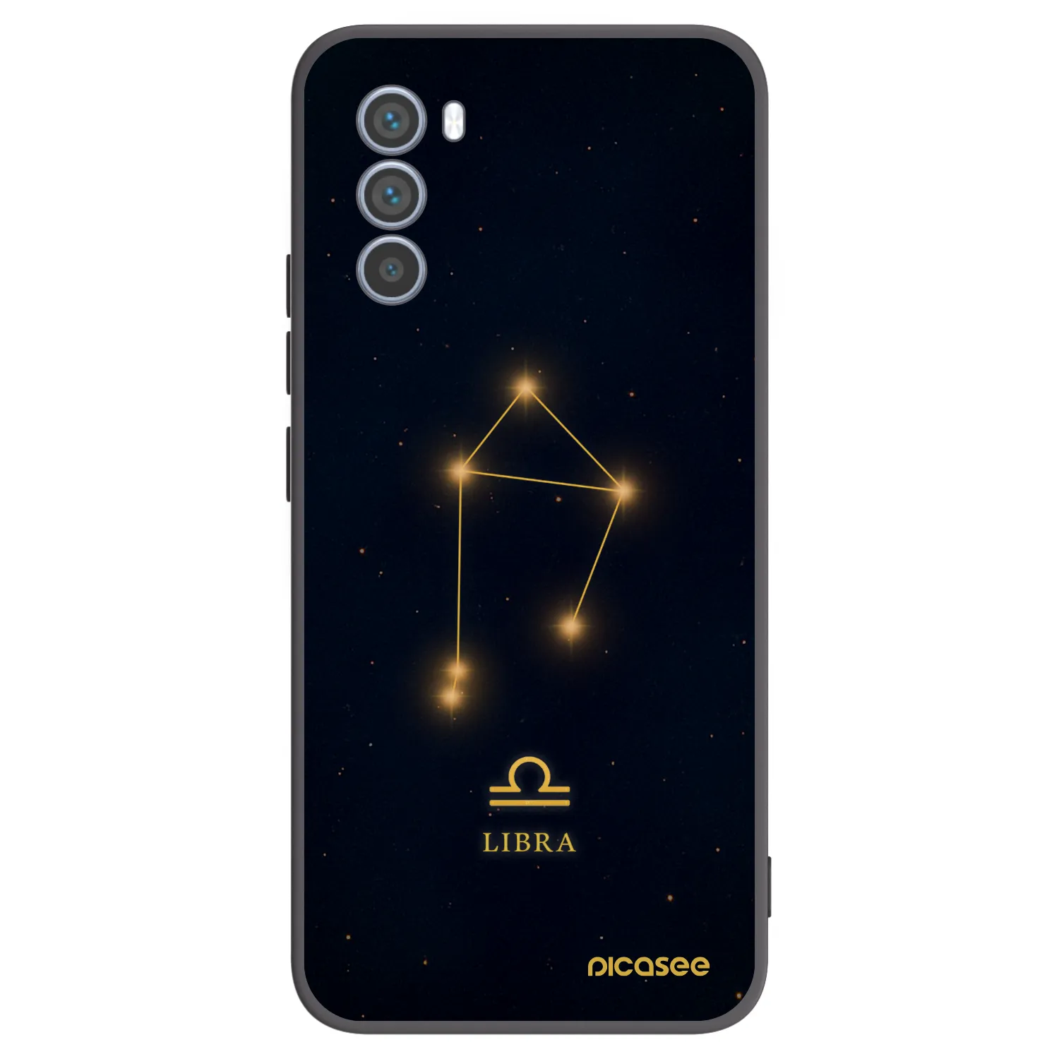 Picasee husă neagră din silicon pentru Motorola Moto G62 - LIBRA