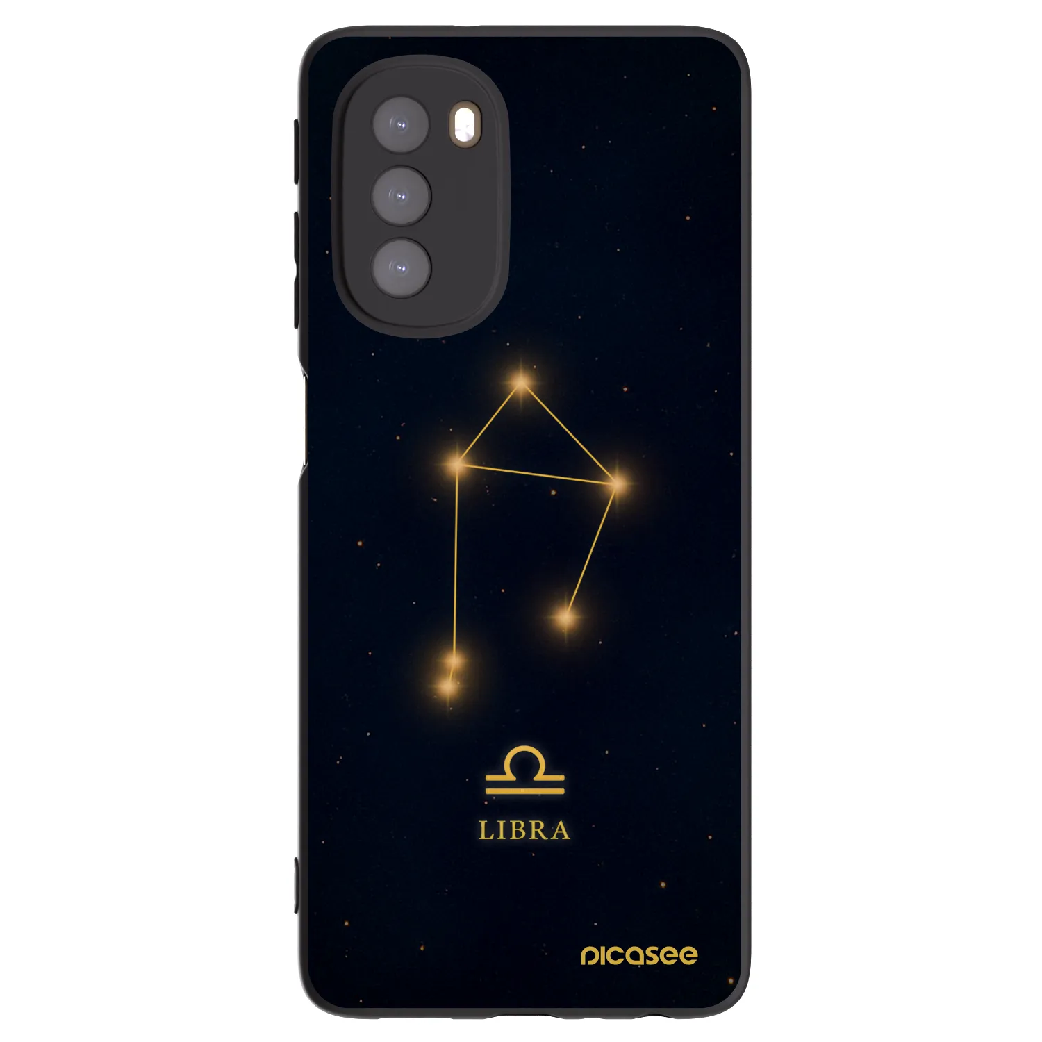 Picasee husă neagră din silicon pentru Motorola Moto G51 - LIBRA