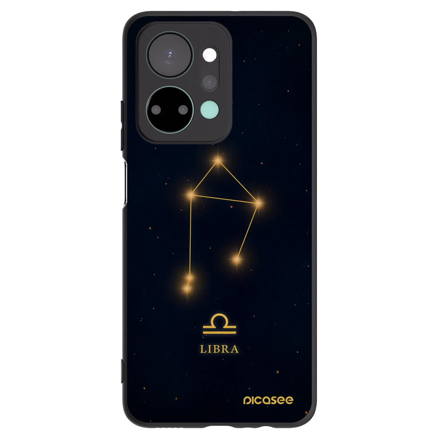 Picasee husă neagră din silicon pentru Honor X7a - LIBRA
