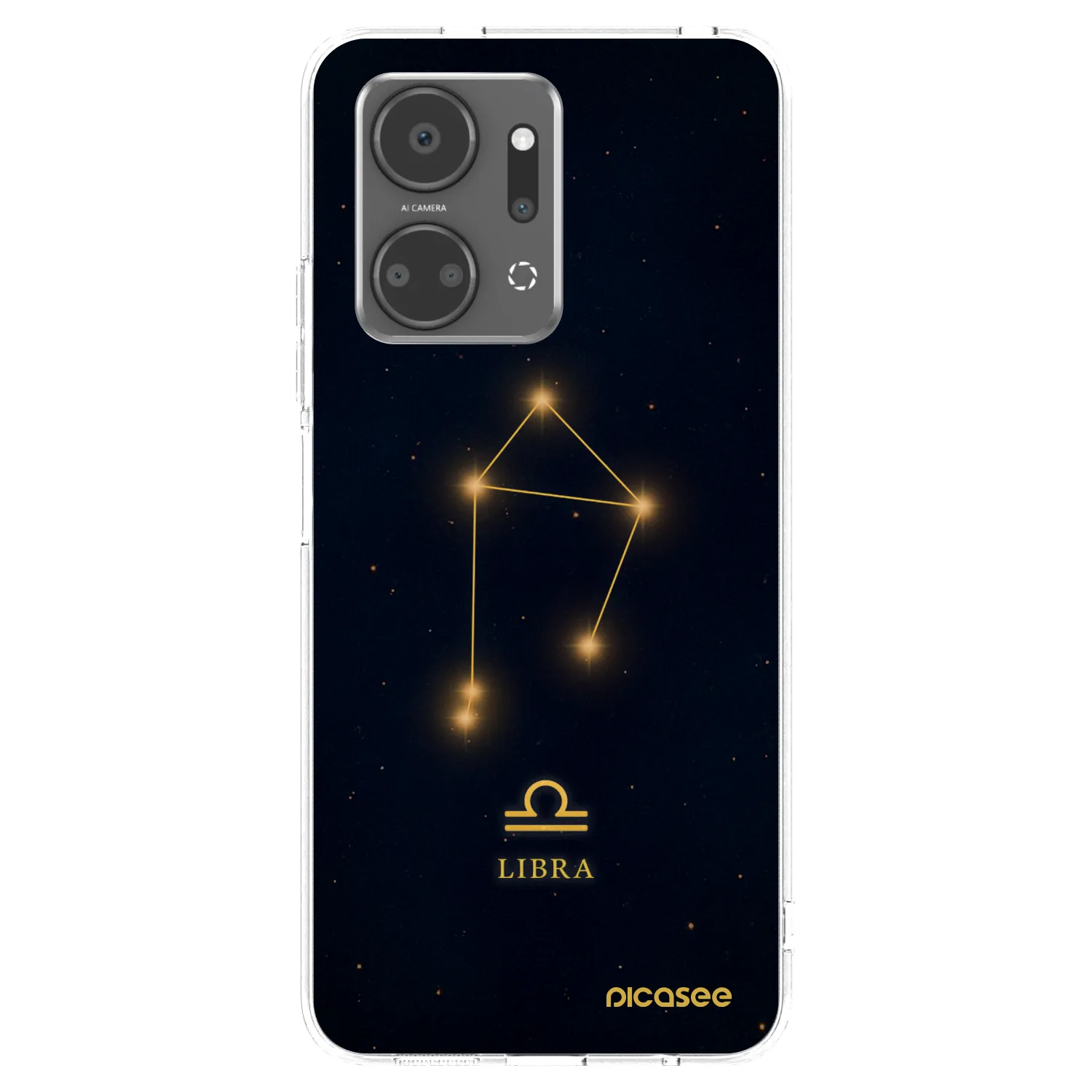 Picasee husă transparentă din silicon pentru Honor X7a - LIBRA