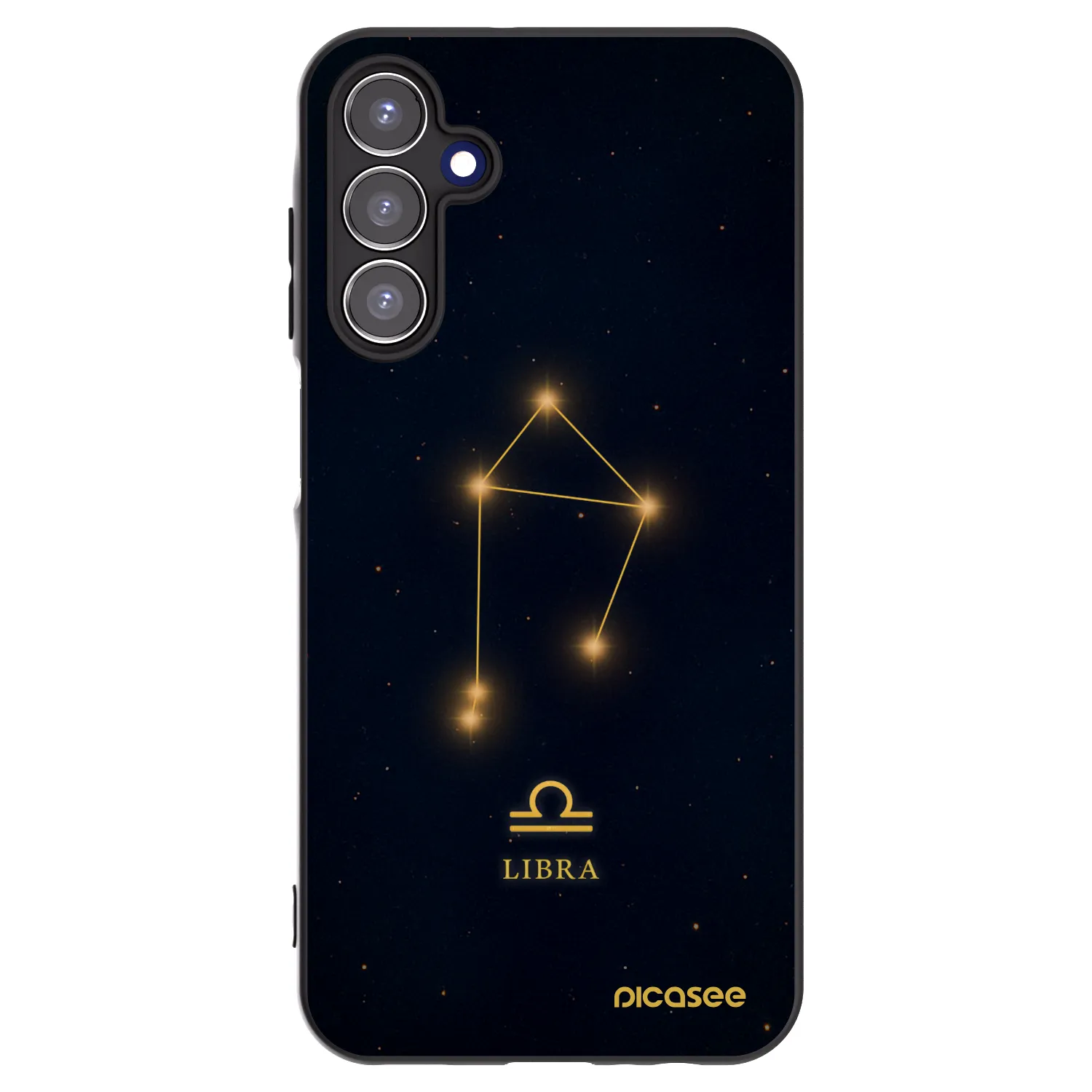 Picasee husă neagră din silicon pentru Samsung Galaxy A15 A156B 5G - LIBRA